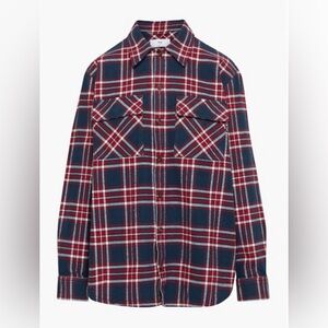 TNA flannel shirt jacket like new